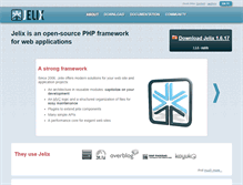 Tablet Screenshot of jelix.org